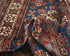 4x6 Ft Blue Kazak Afghan Hand Knotted Traditional Wool Area Rug